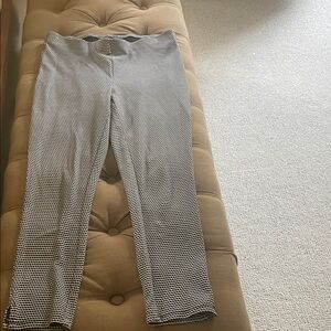 Jules & Leopold Black and White Patterned Skinny Pants